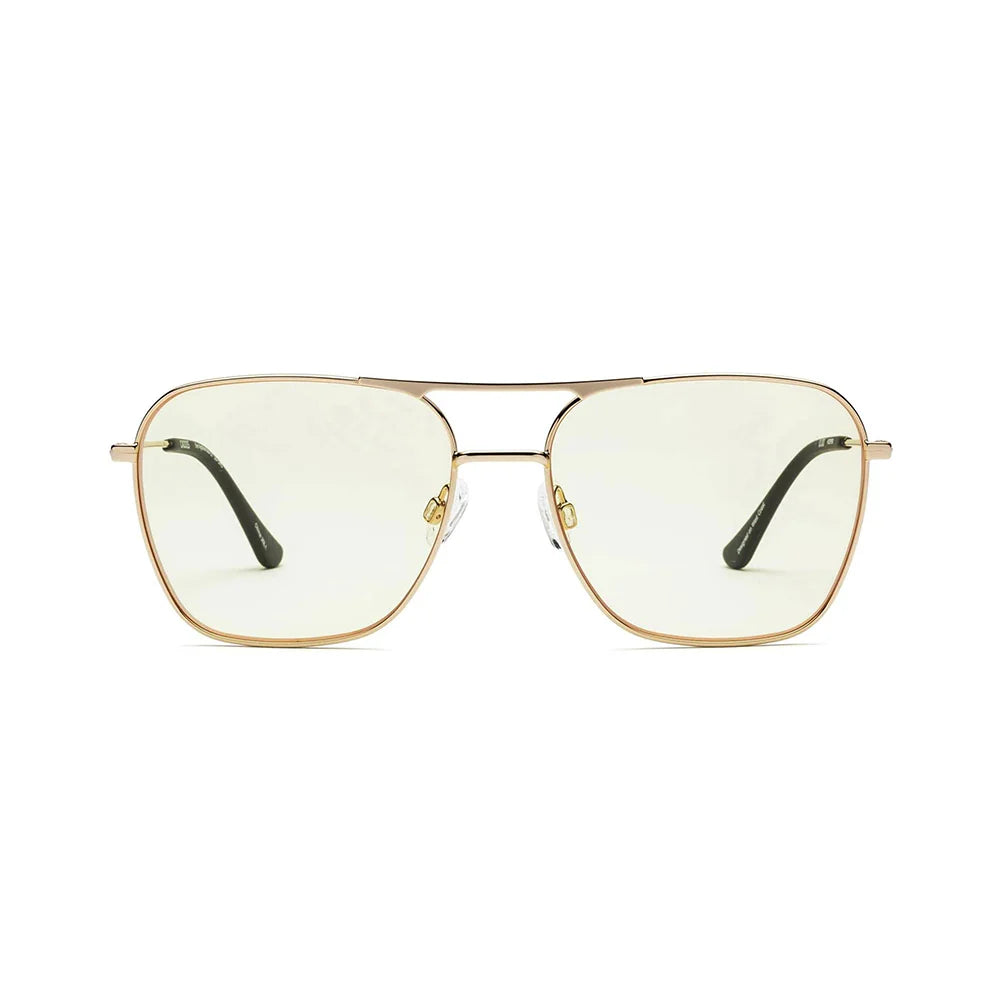 Hooper Reading Glasses - Polished Yellow Gold