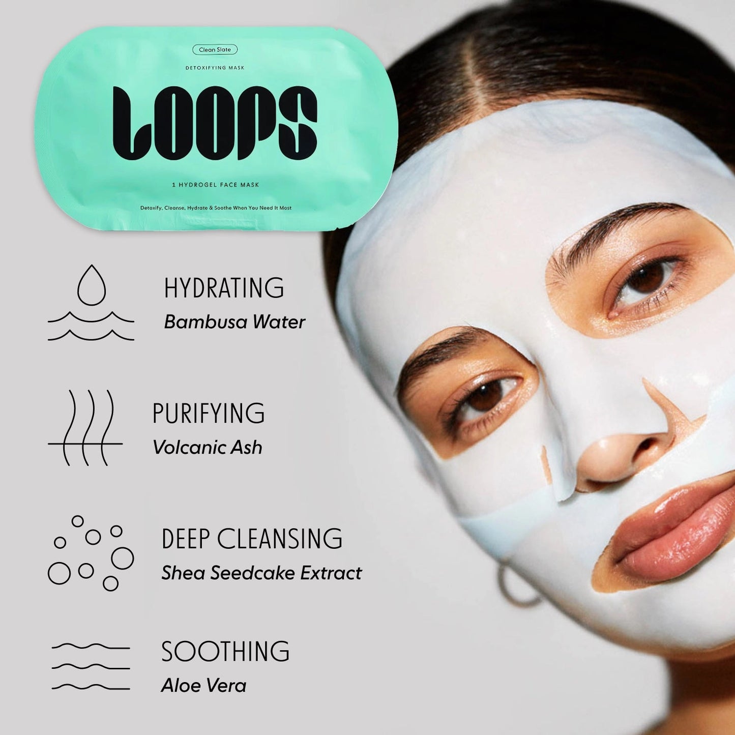 Clean Slate Detoxifying Hydrogel Face Mask