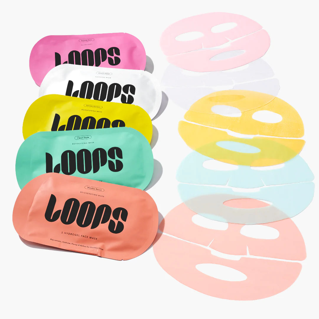 Variety Loop 5 Bestselling Hydrogel Face Masks