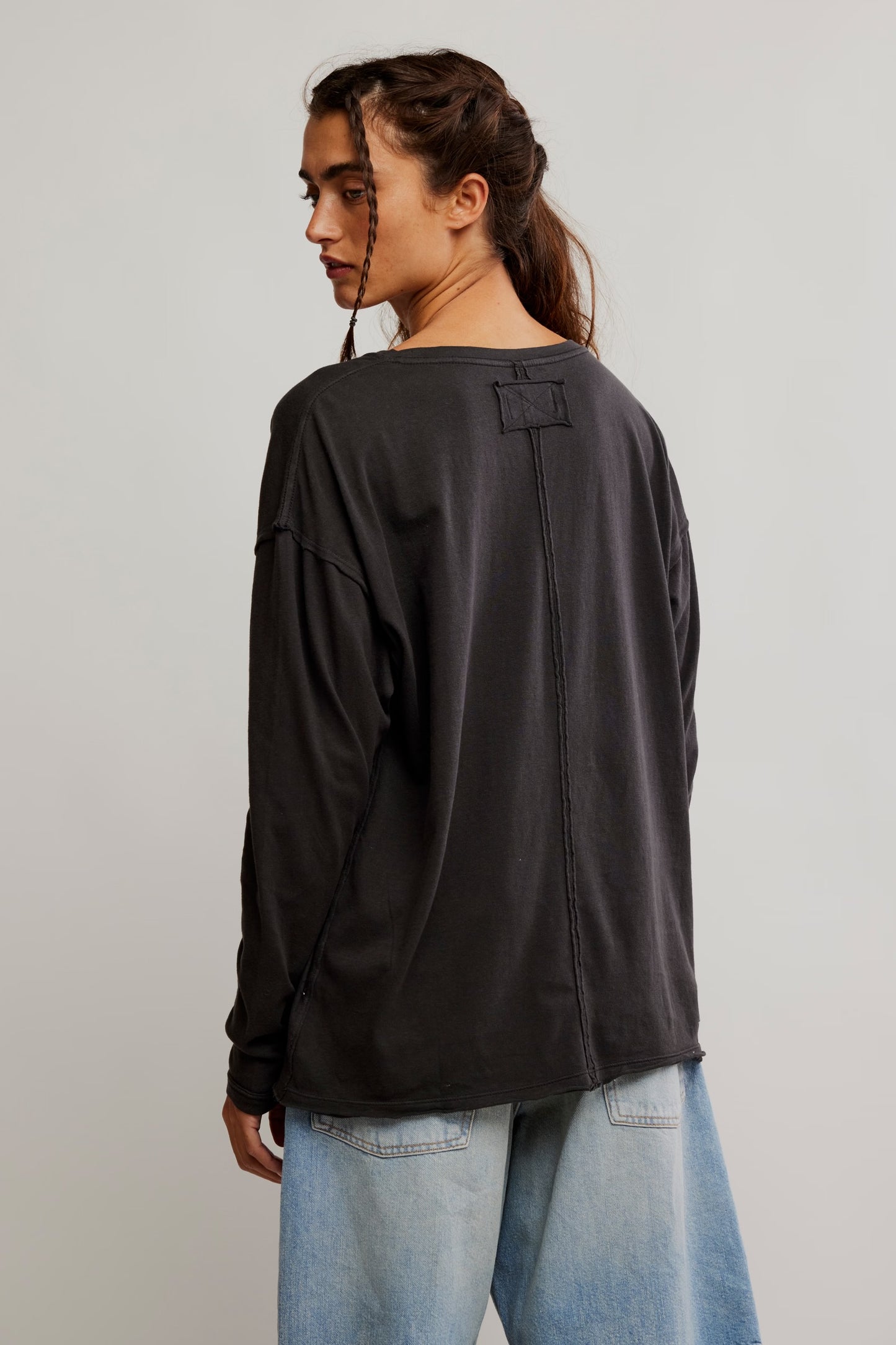 Nina Long Sleeve Tee - Black