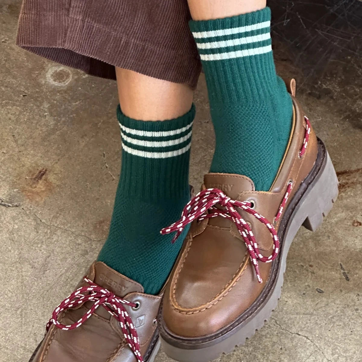 Girlfriend Socks - Hunter Green