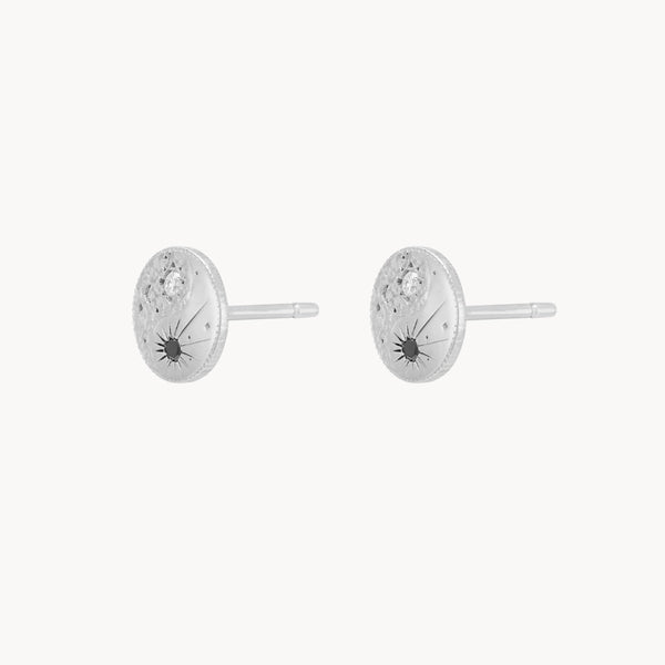 The Balance Yin Yang Earrings - Silver