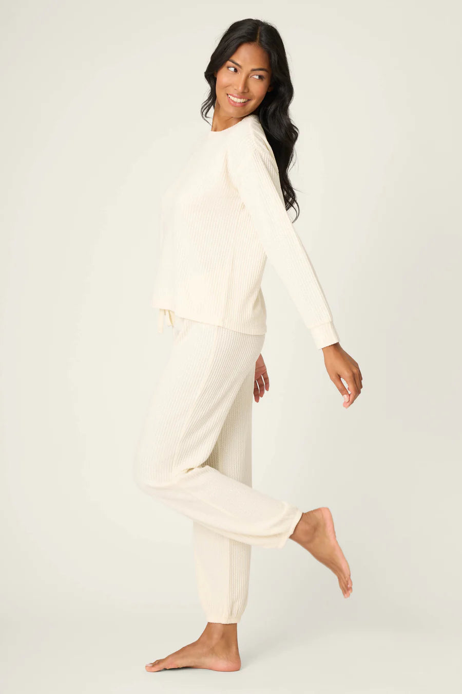 Fireside Sparkle PJ Set - Natural