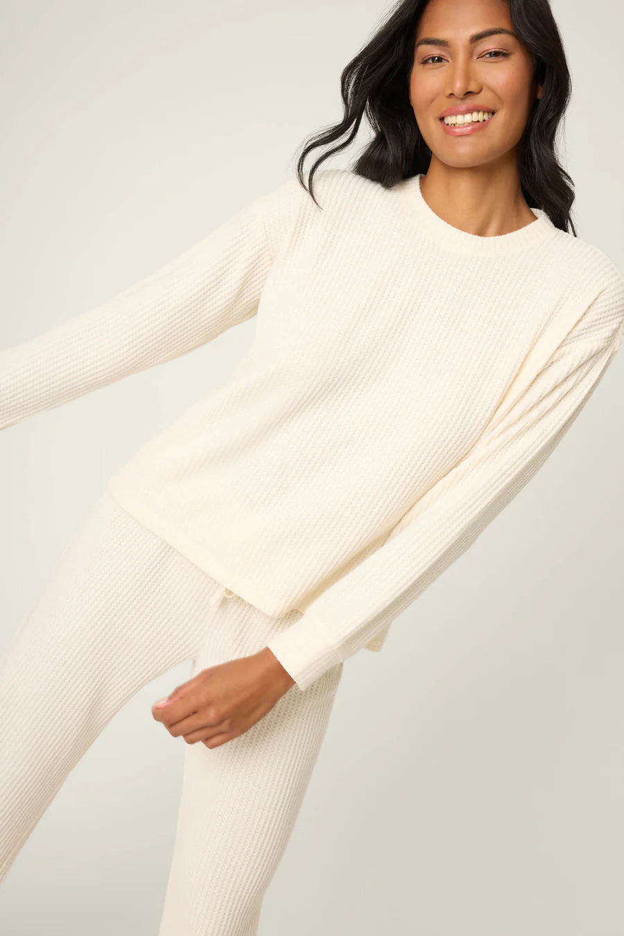 Fireside Sparkle PJ Set - Natural