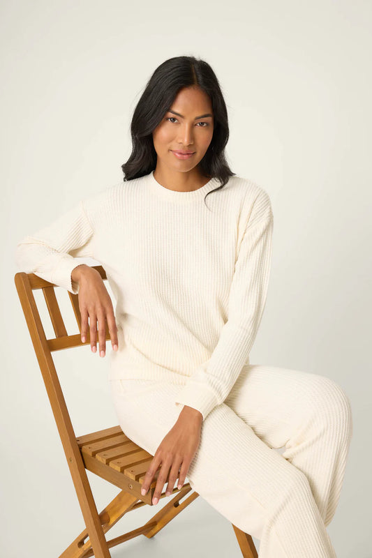 Fireside Sparkle PJ Set - Natural