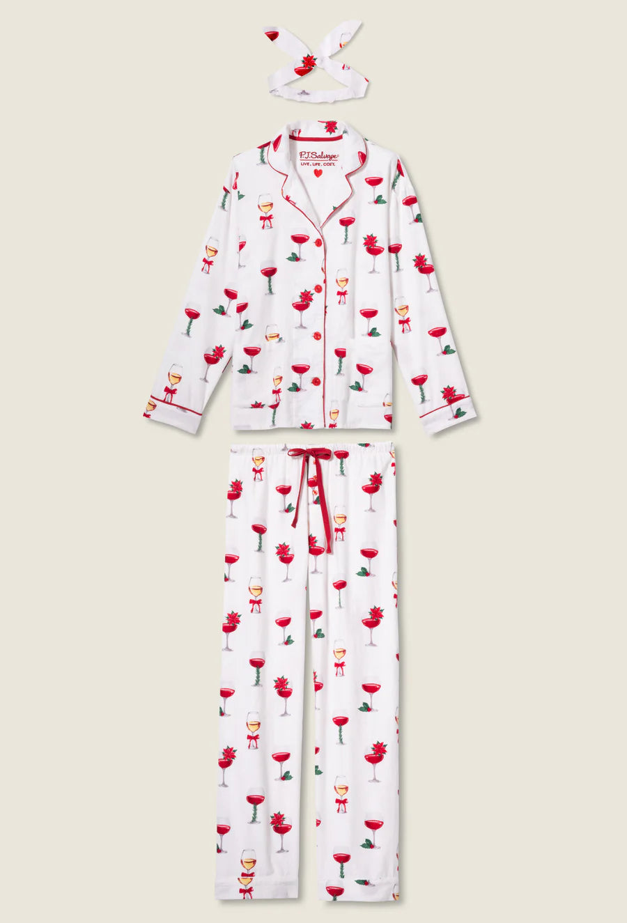 Let's Get Toasty 3-Piece Print Flannel PJ Set