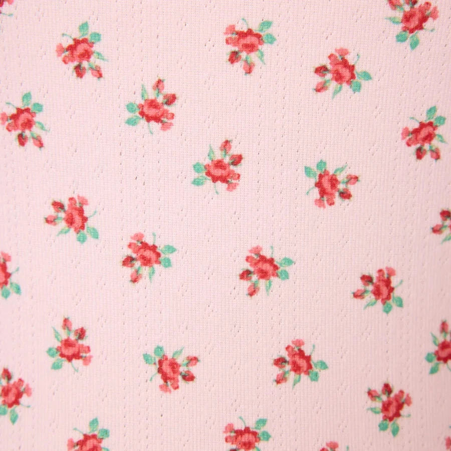 Crazy For The Holidays Ditsy Floral Print Shorts Set