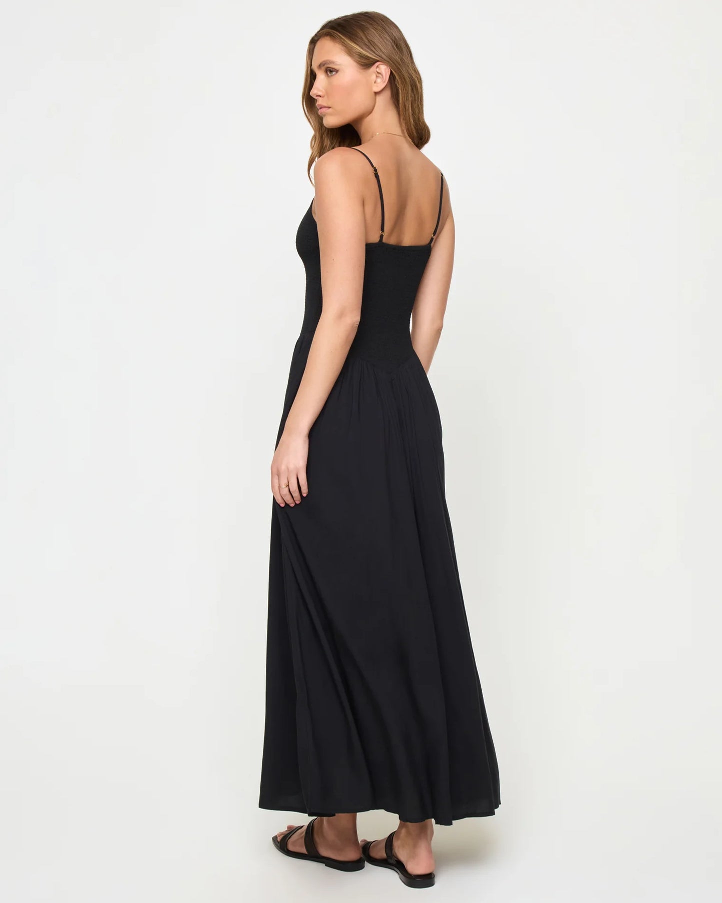 Misha Midi Dress - Black