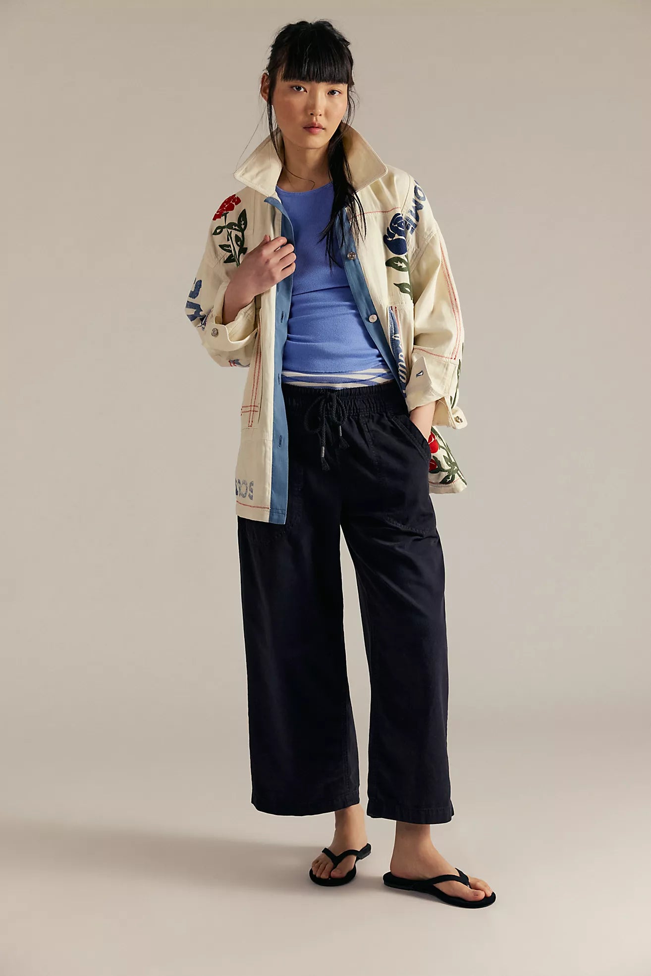 Easy Peasy Pull-On Jeans - Black
