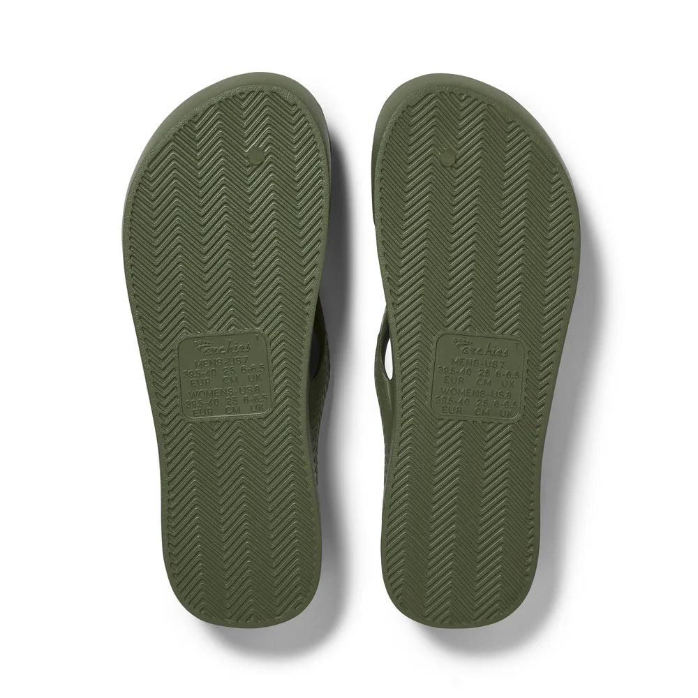 Classic Flip Flops - Khaki