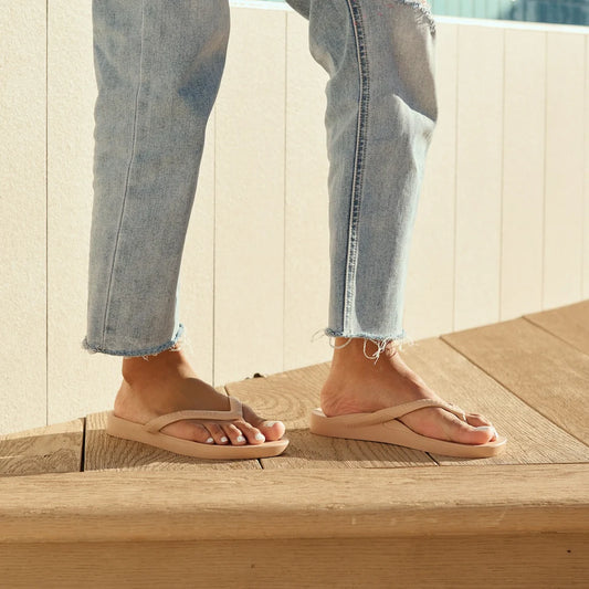 Classic Flip Flops - Tan