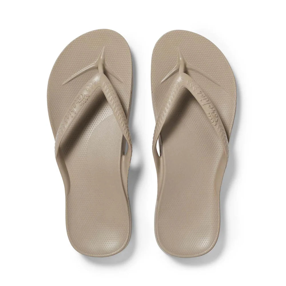 Classic Flip Flops - Taupe