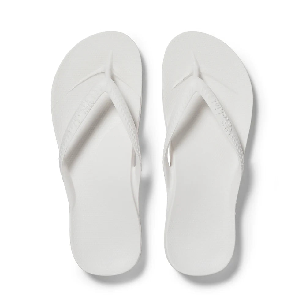 Classic Flip Flops - White