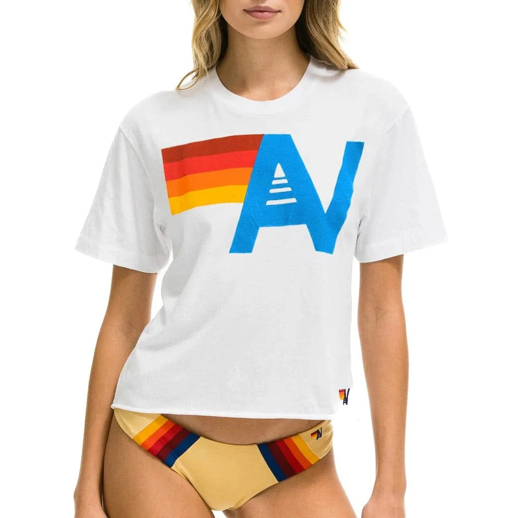 Logo Boyfriend Tee - White