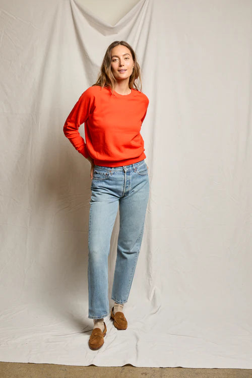 Alexi French Terry - Tomato