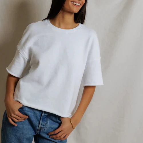 Ezra Sweatshirt - White