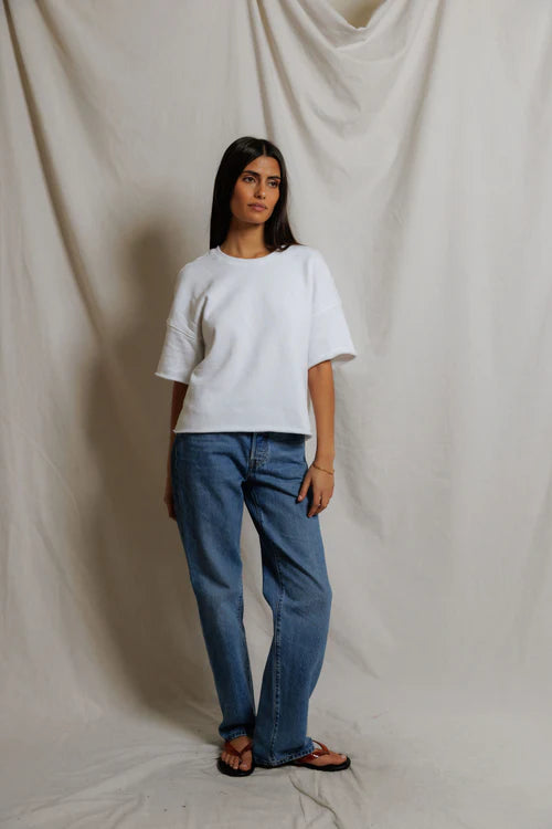 Ezra Sweatshirt - White