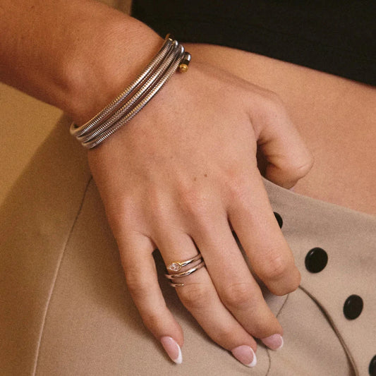 Mini Palais Flex Snake Chain - Silver