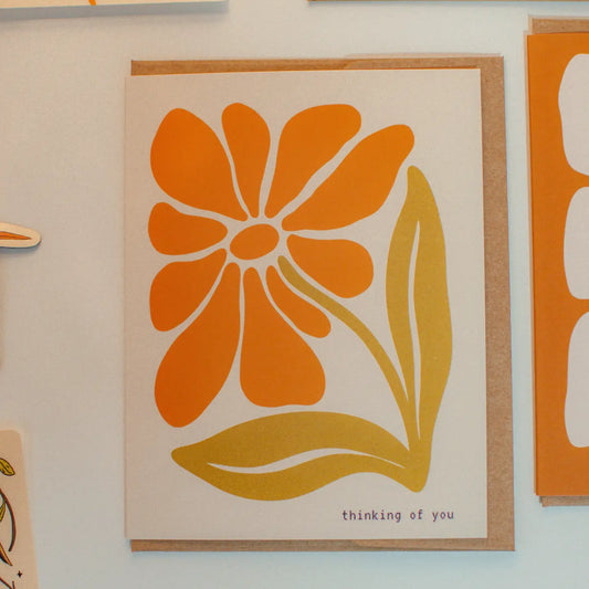 Thinking of You Flower Card