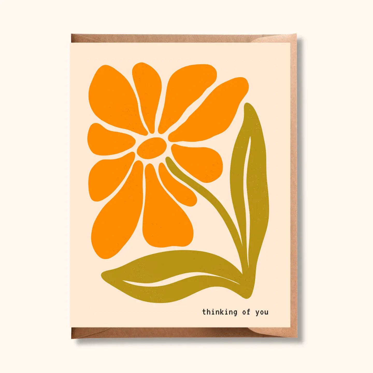 Thinking of You Flower Card