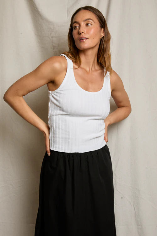 Rae Tank Top - White