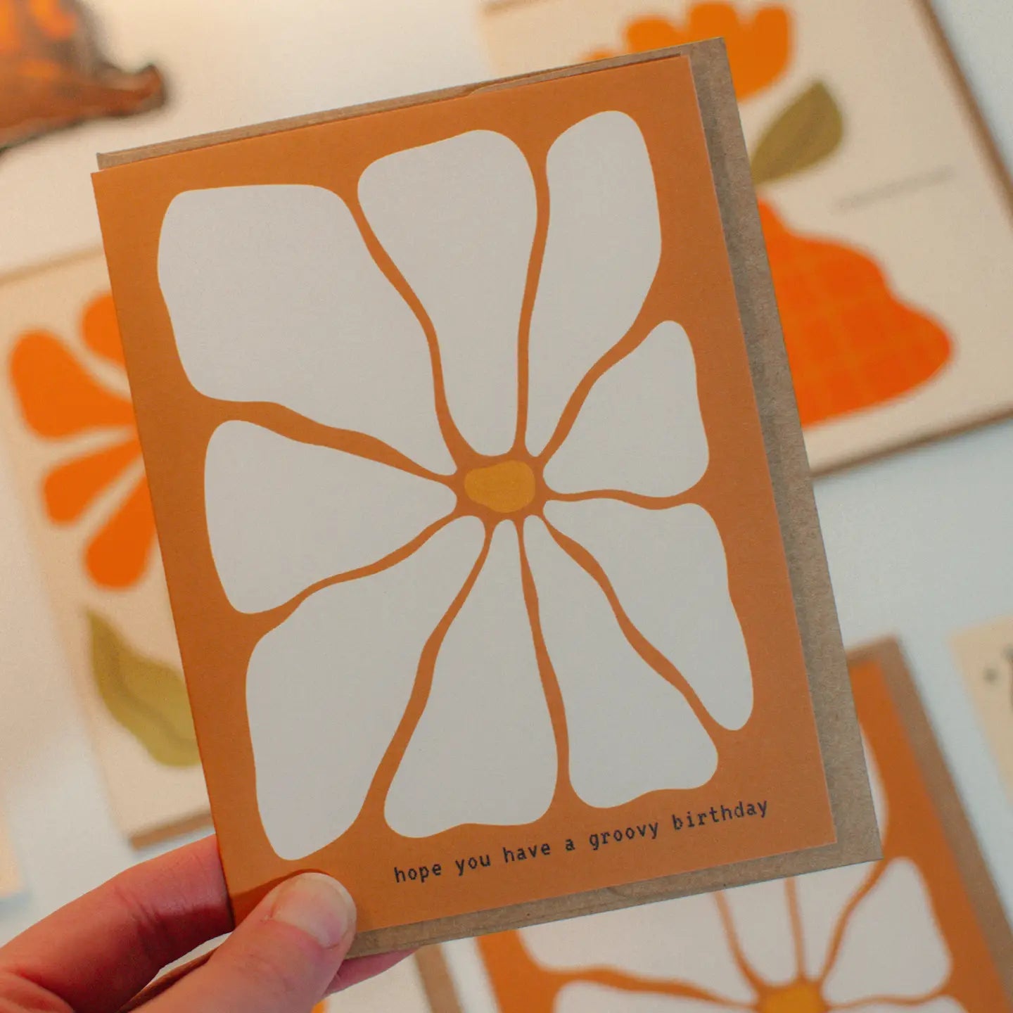 Retro Flower Card