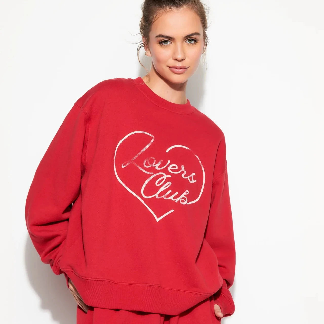 Lovers La Brea Sweatshirt - Red Heart