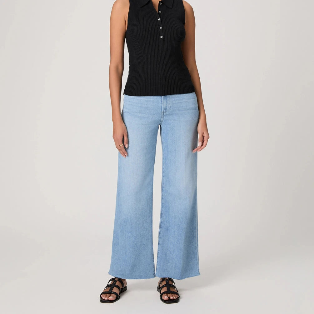 Anessa 31" Wide Leg Jean - Santorini Sky