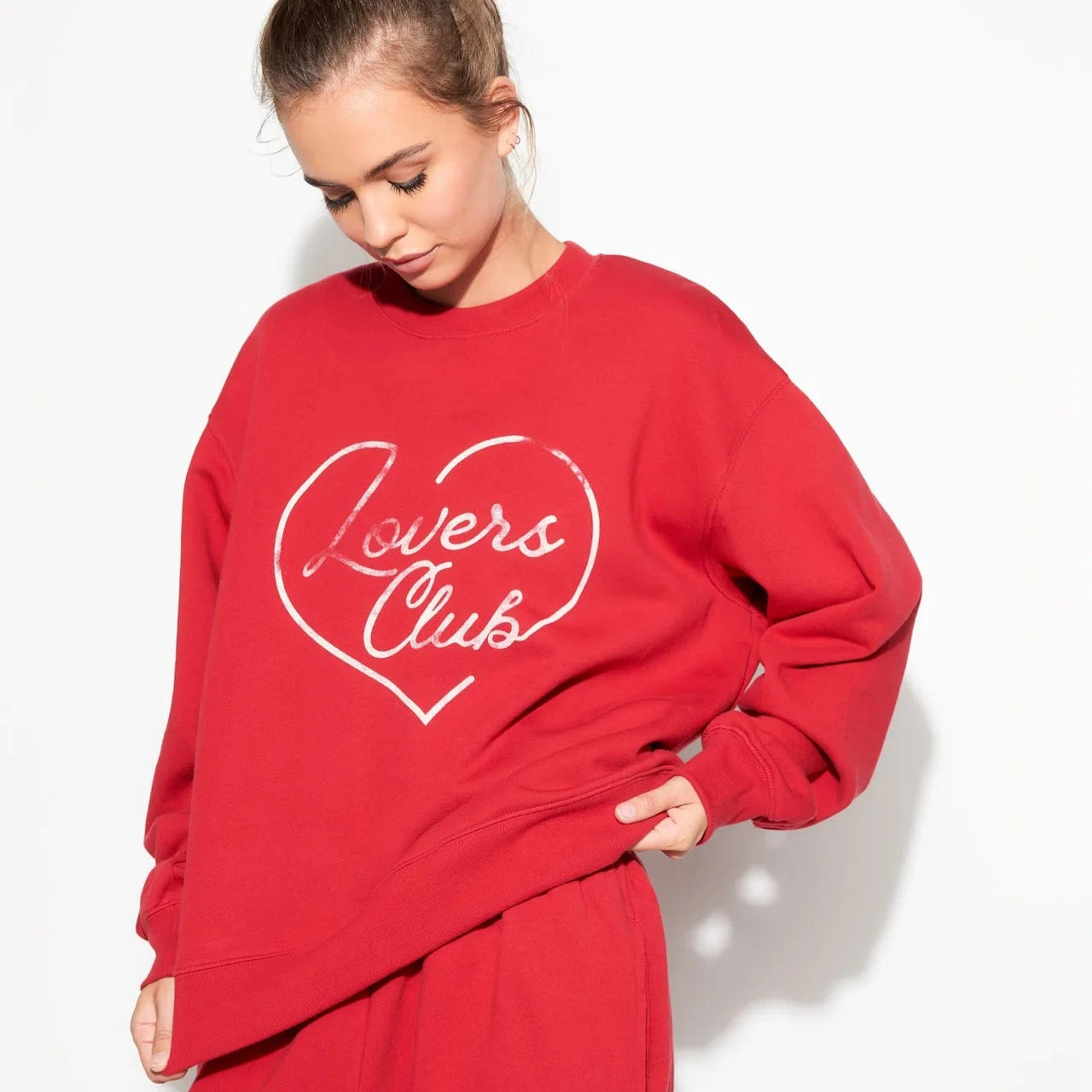 Lovers La Brea Sweatshirt - Red Heart
