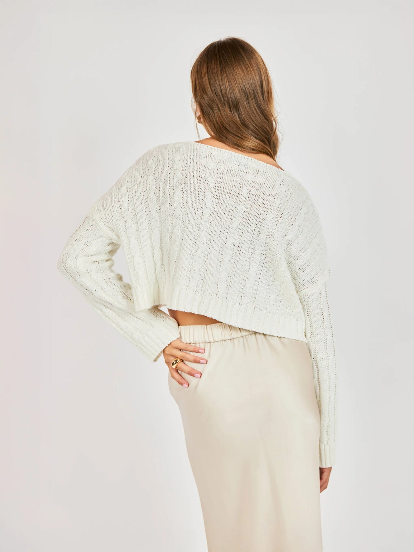 You And Me Cardigan - White