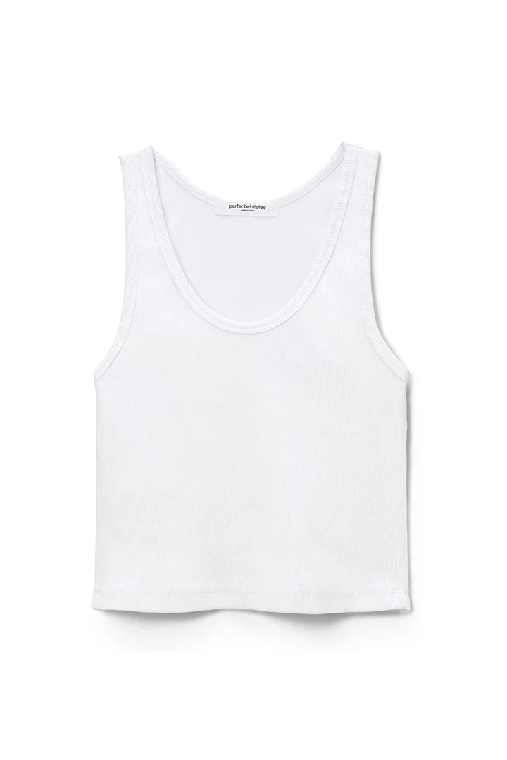 Blondie Rib Tank - White