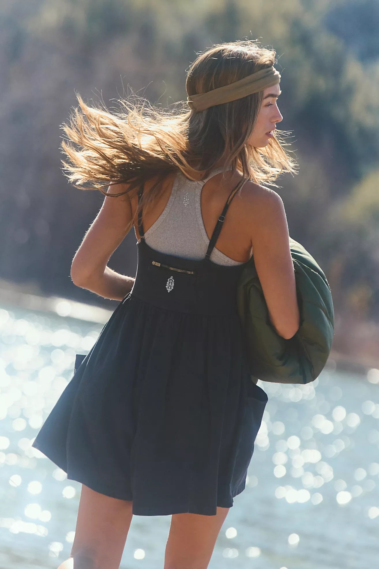 Hot Shot Strappy Romper - Black