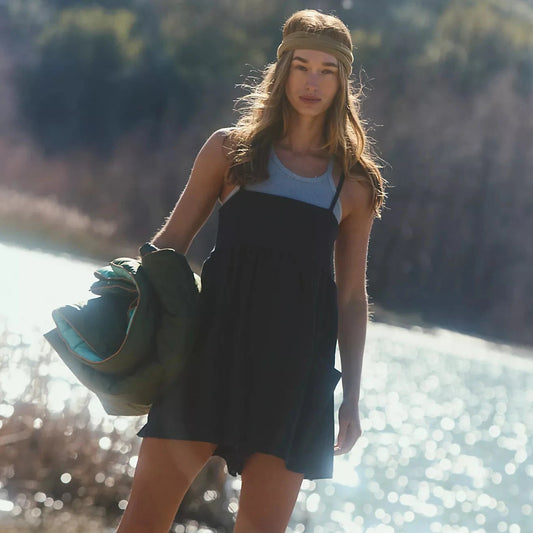 Hot Shot Strappy Romper - Black