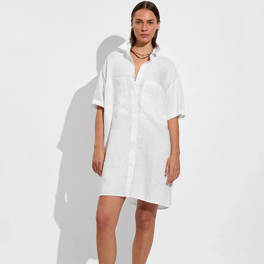 Getaway Mini Dress - Coconut