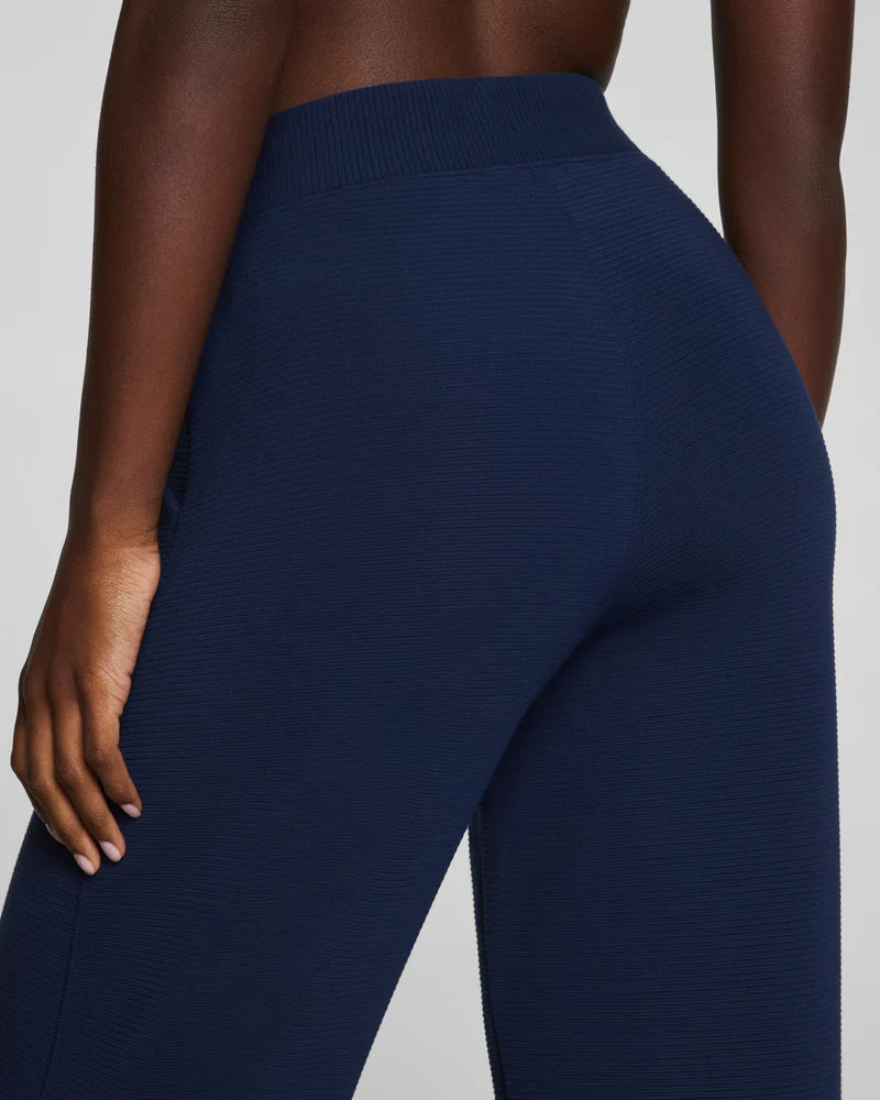 AirEssentials French Rib Wide Leg Pant - Timeless Navy