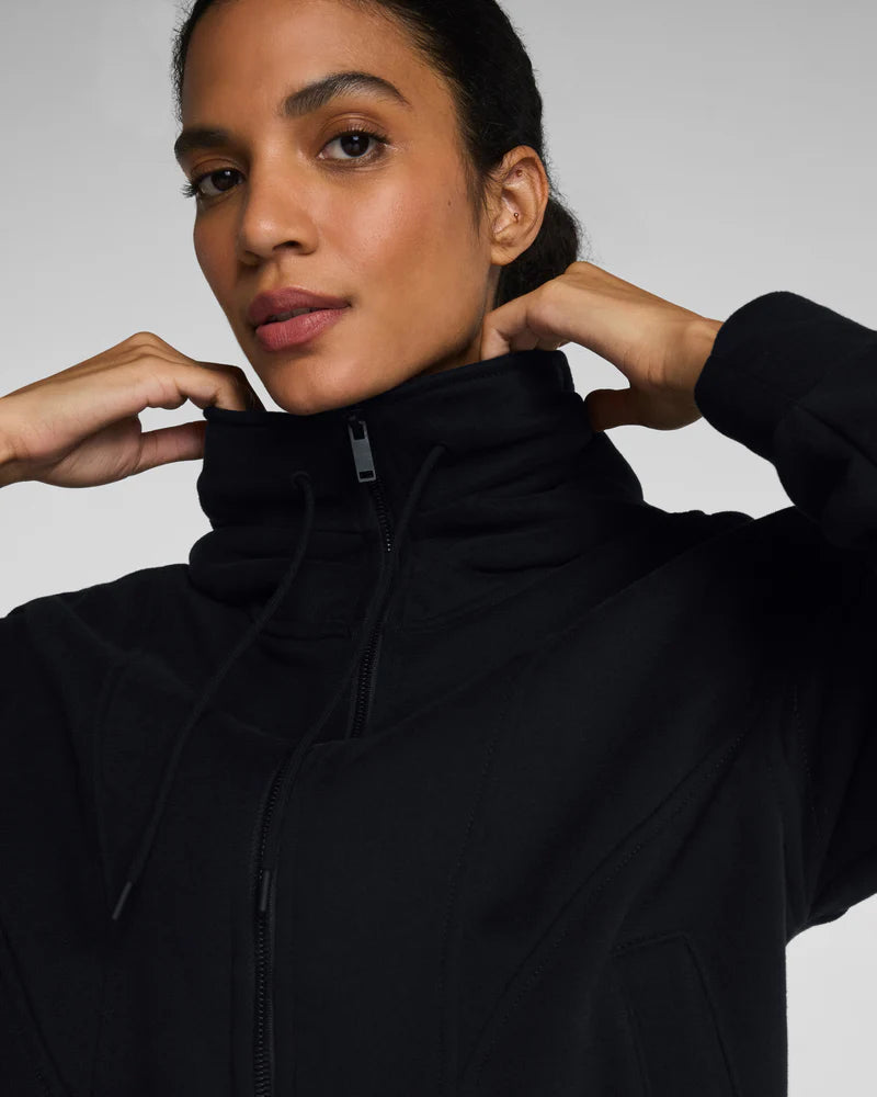 Full Zip Hoodie - Very Black