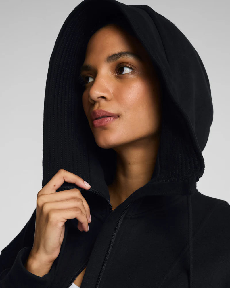 Full Zip Hoodie - Very Black
