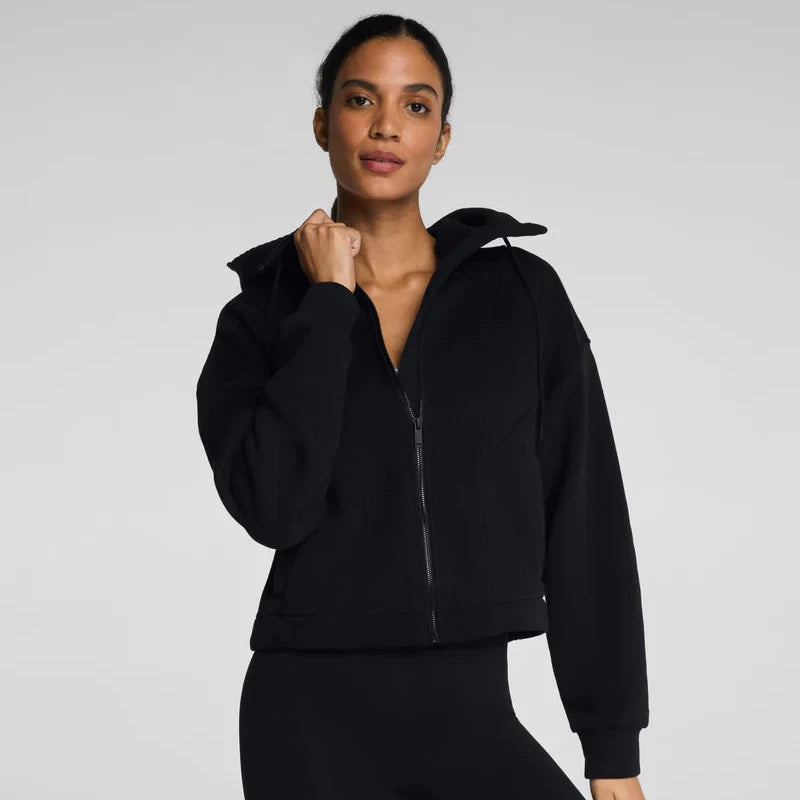 Full Zip Hoodie - Very Black
