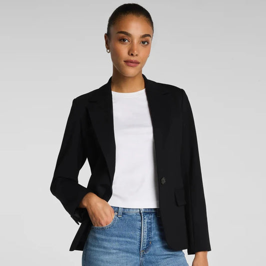 Ponte Tailored Blazer - Classic Black