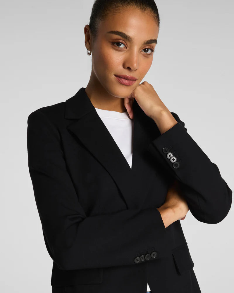 Ponte Tailored Blazer - Classic Black