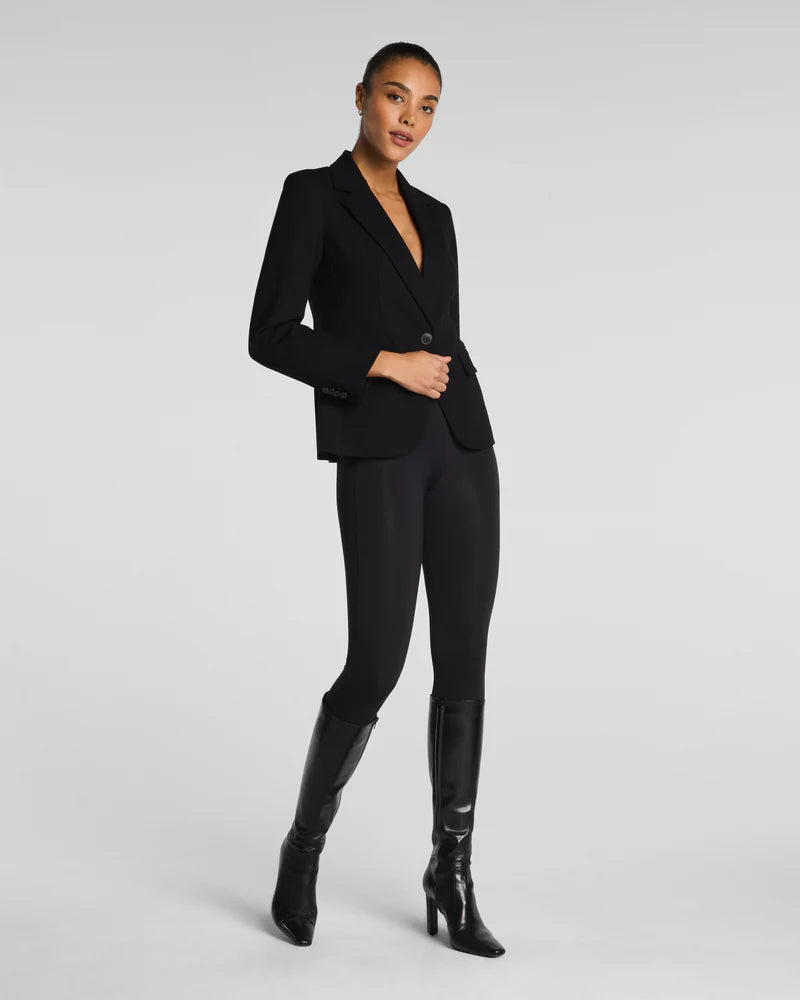 Ponte Tailored Blazer - Classic Black