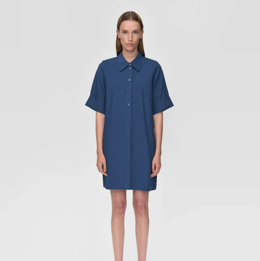 Reja Shirt Dress - Insignia Blue