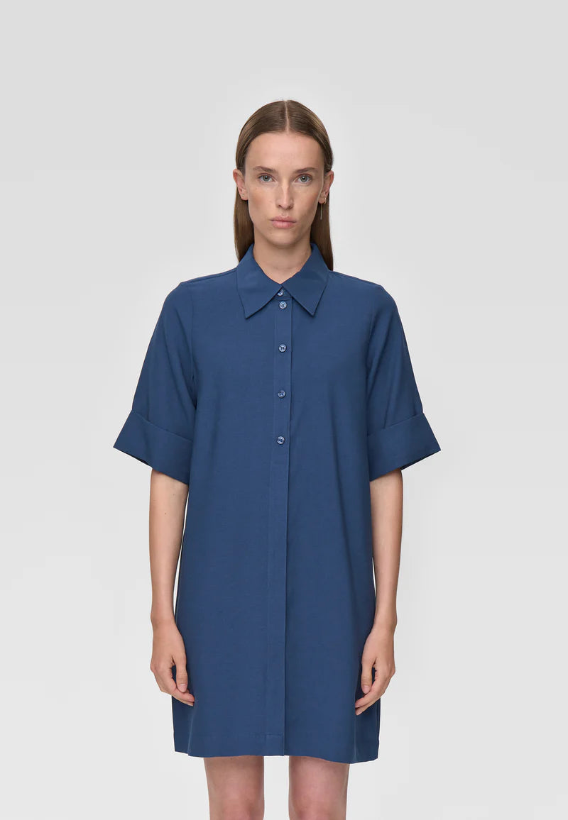 Reja Shirt Dress - Insignia Blue
