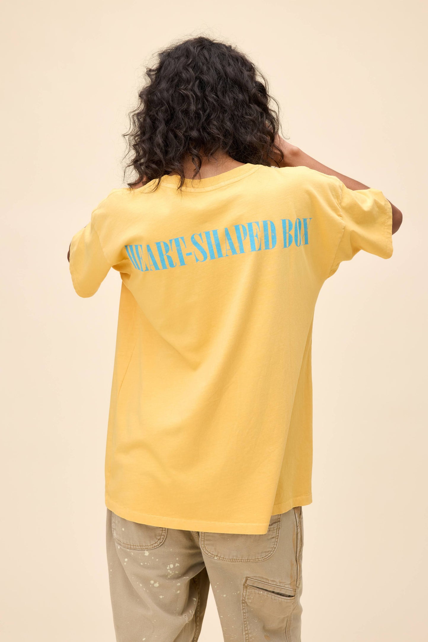 Nirvana Heart Shaped Box Merch Tee - Dusty Gold