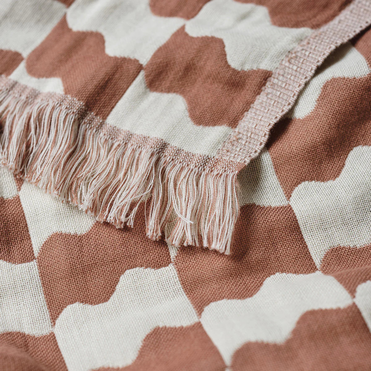 Checker Turkish Towel - Mocha
