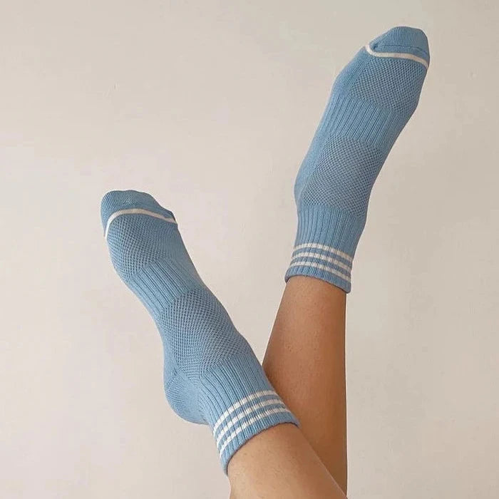 Girlfriend Socks - Parisian Blue