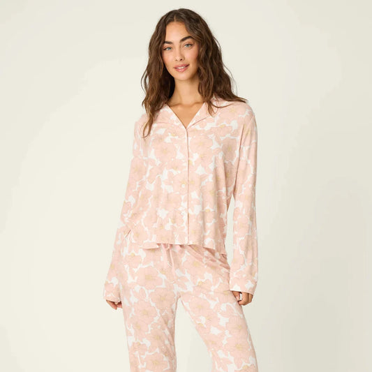 Poppy Dreams PJ Set - Ivory