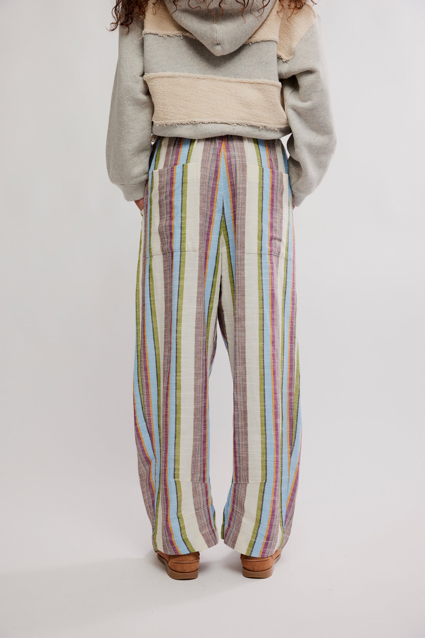 Chambers Laidback Stripe Pant - Ivory Combo