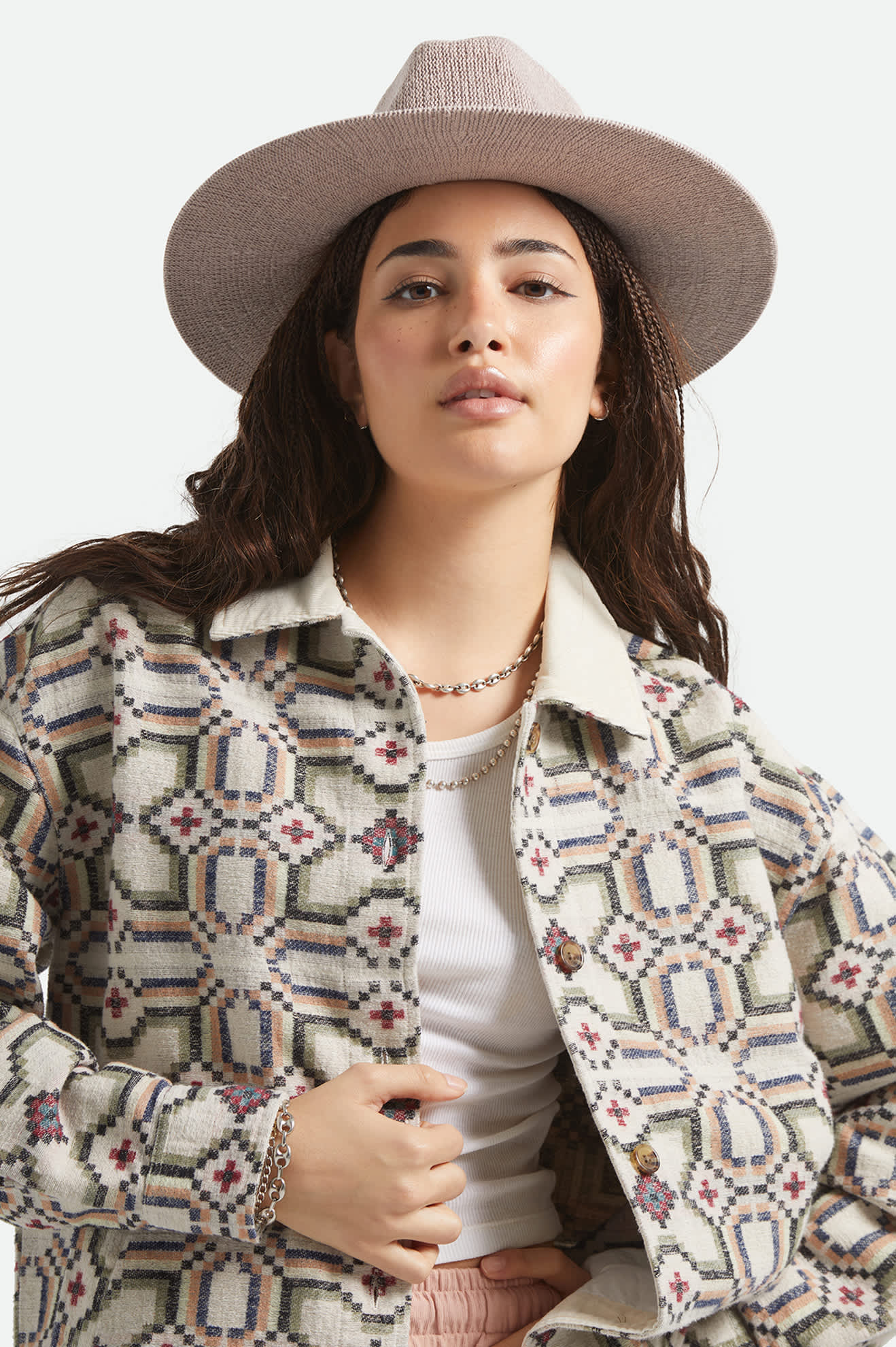 Lyons Packable Hat - Chalk Pink