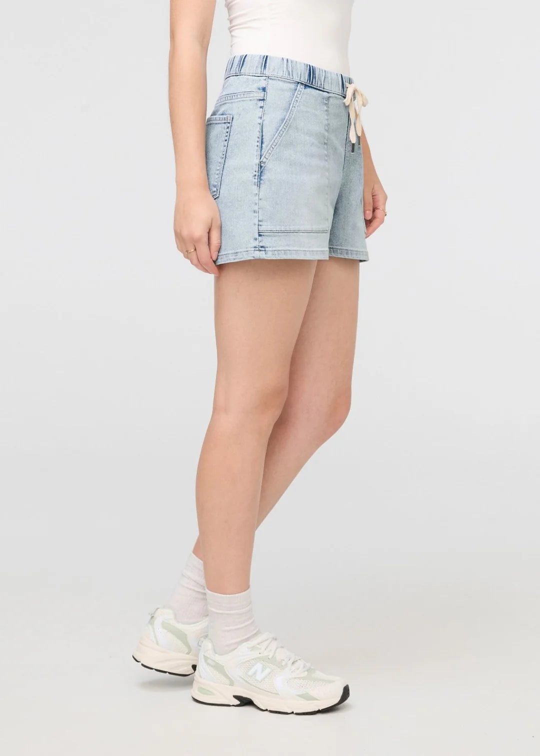 Performance Denim Harbour Short - Coastal